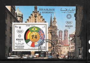 Sharjah 1972 Olympics Souvenir Sheet (12478)