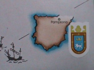 ​SPAIN 1988-SC#2562-EXFILNA'88 MADRID-CIUDADELA FORTLESS FLOOR PLAN- S/S