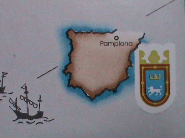 ​SPAIN 1988-SC#2562-EXFILNA'88 MADRID-CIUDADELA FORTLESS FLOOR PLAN- S/S