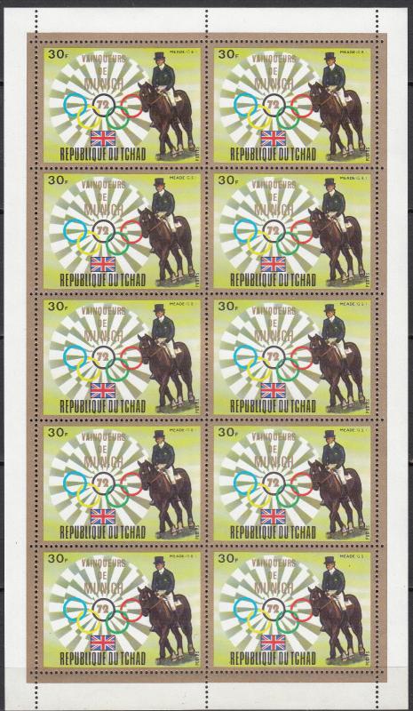 Equestrian sport - small stamp collection - MNH