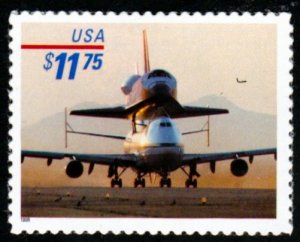 SC# 3262 - ($11.75) - Space Shuttle Piggyback - MLH - Single