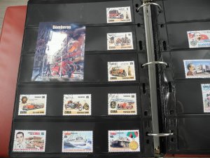 CUBA(2002-2008), Stamp Collection in stock pages(Kenmore binder)