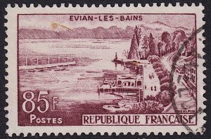 France - 1959 - Scott #908 - used - Évian-les-Bains