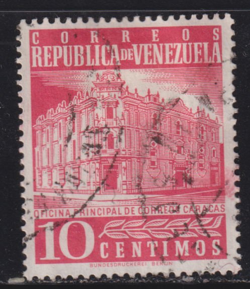 Venezuela 704 Caracas General Post Office 1958