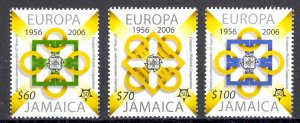 Jamaica Sc# 1013-1015 MNH 2005 Europa 50th