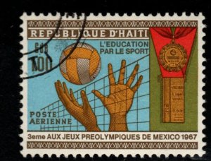 Haiti  Scott C315 used  Basketball Airmail stamp