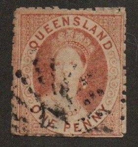 Queensland 21 (1) Wmk. 65 Used