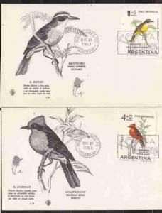 ARGENTINA BIRDS FD CARDS AAD6689