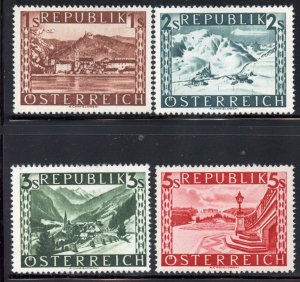 Austria # 496-99, Mint Hinge Remain.