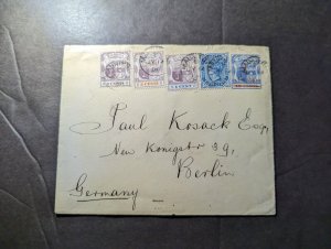 1898 British Mauritius Cover to Berlin Germany Paul Kosack Esquire