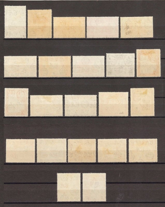 FIJI 1938/55 SG 249/266b MINT