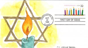 #3118 Hanukkah Rendal FDC