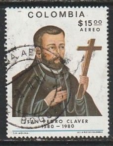 1981 Columbia - Sc C697 - used VF - 1 single - St Peter Claver