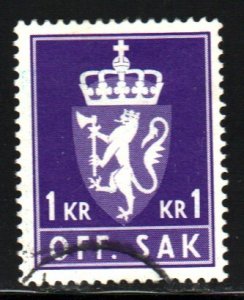 Norway #O104    used