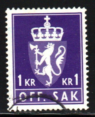 Norway #O104    used