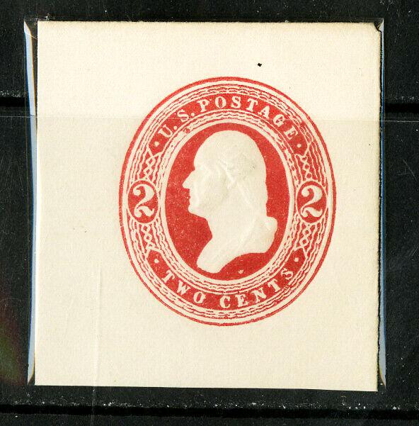 US Stamps # U236 2c Cut Square SUPERB Mint