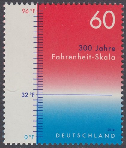 2014 Germany 3109 Fahrenheit scale