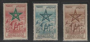 Morocco Scott C1-3 MNH** Airmail set