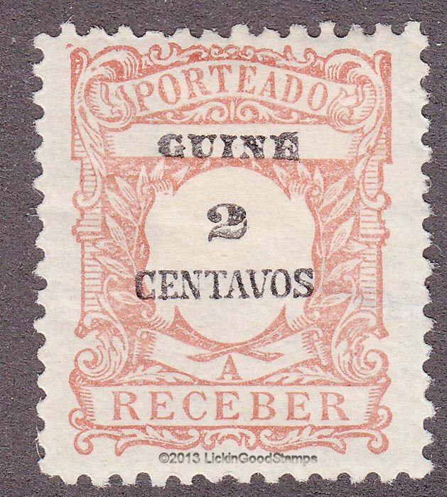 Portuguese Guinea J32 Postal Due 1921