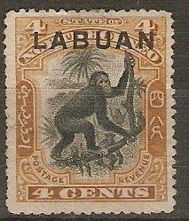 Labuan 96 SG 112 MNG VF 1900 SCV $10.00