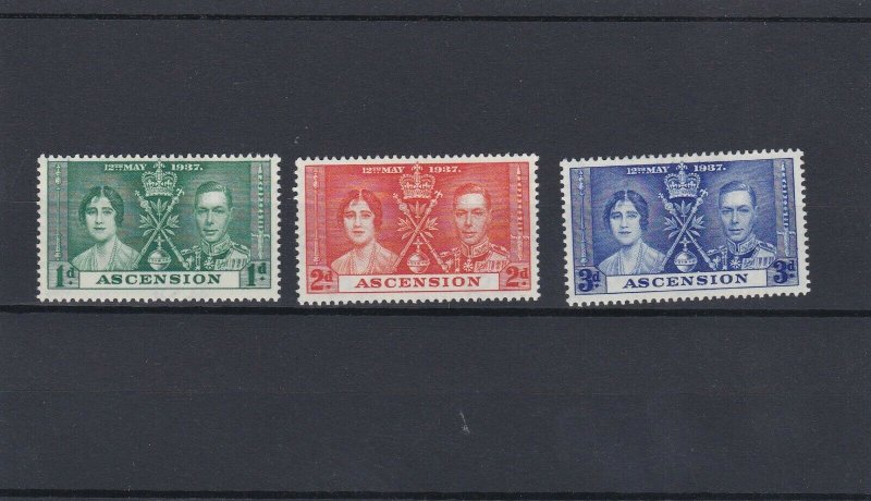 ASCENSION  1937  CORONATION SET  MH