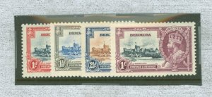 Bermuda #100-103v Unused Single (Complete Set)