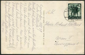 Austria Gmunden German Occupation Postal Card to Vienna 1938 Europe