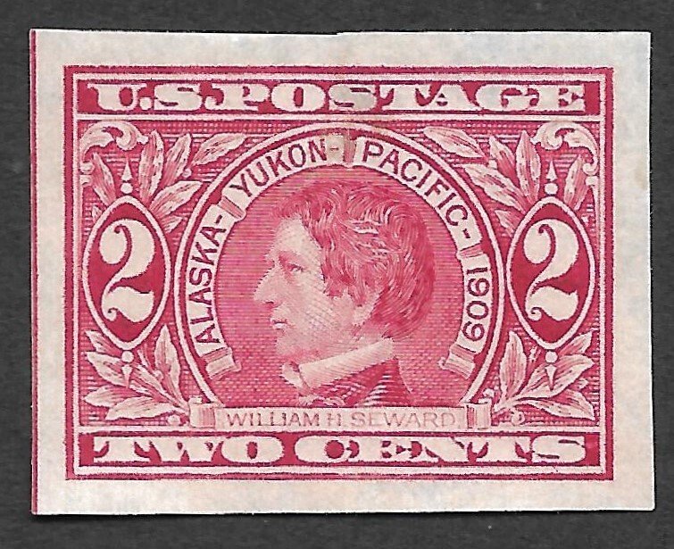 Doyle's_Stamps: Crisp MNG Scott #371*  XF-S  2c Seward Imperofrate 1909 Issue