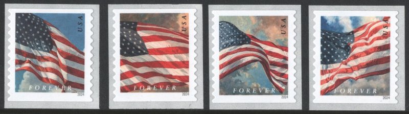 SC#5879-5882 (Forever) Flags APU 3K Coil Singles (2024) SA