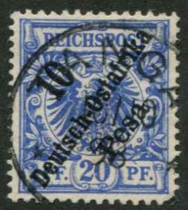 German East Africa SC# 9 o/p  10 PESA on Germany 20 Used