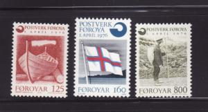 Faroe Islands 21-23 Set MNH Various (A)