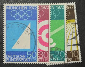 Germany Sc # B446-449, VF Used