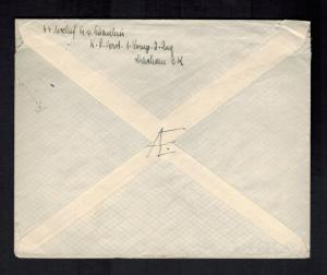 1940 Germany Dachau Concentration Camp Guard Cover Waffen SS Feldpost Vienna KZ