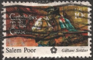 SC#1560 10¢ Contributors to the Cause: Salem Poor (1975) Used