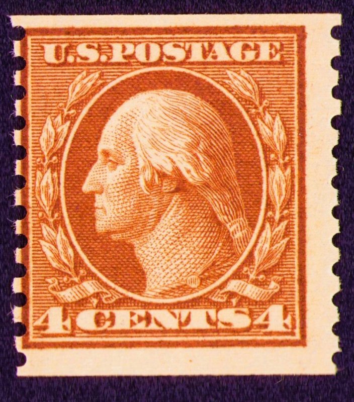 US #457 1915 Brown  Perf 10 Vert MNH  SCV $60