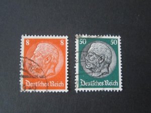 Germany 1933 Sc 404,411 FU