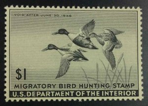 MOMEN: US STAMPS #RW12 DUCK MINT OG NH VF/XF LOT #72991*