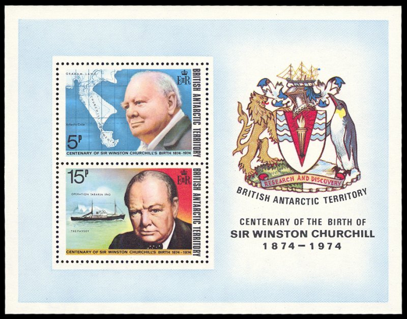 British Antarctic Territory 1974 Scott #63a Mint Never Hinged