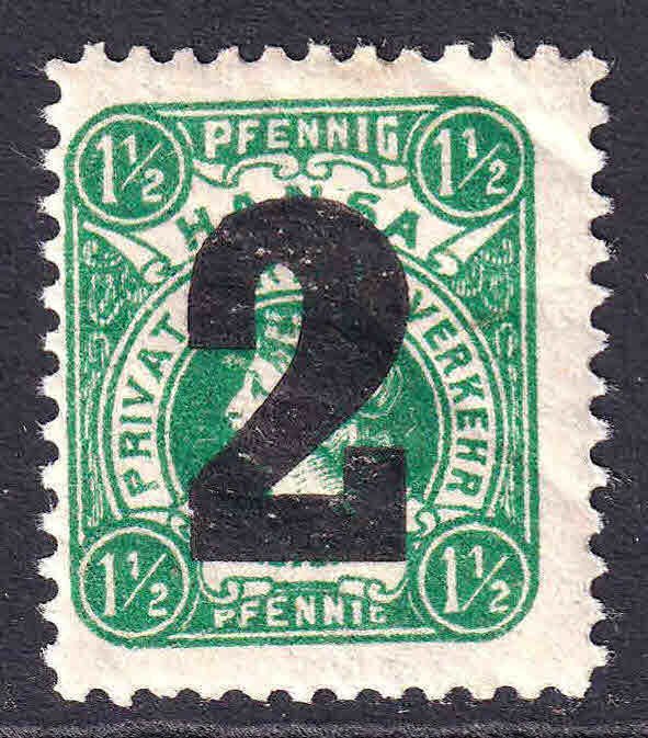 GERMANY LOCAL HANSA PRIVAT BRIEF-VERKEHR OG LH L/M VERY NICE GUM