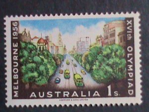 ​AUSTRALIA-1956 SC #290-1 VERY OLD-THE BEAUTIES VIEWS OF MELBOURNE MH -VF