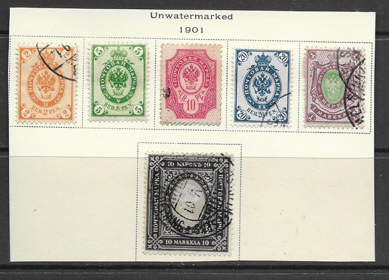 Finland 64-9 complete set, used & MH, see description f. 2018 CV $374.75