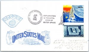 US SPECIAL POSTMARK EVENT COVER EXPLORATION & PEACEFUL USES OF OUTER SPACE