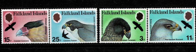 Falkland Island 1980 Birds of Prey MNH