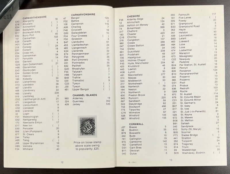 Picton’s Philatelic Handbook No 1, Numeral Cancellations of the British Isles