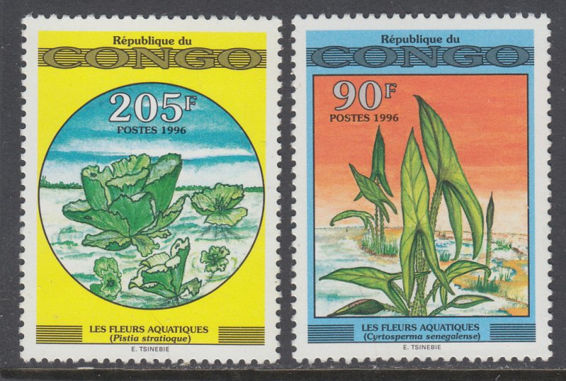 Congo People's Republic 1134A-1134B MNH VF