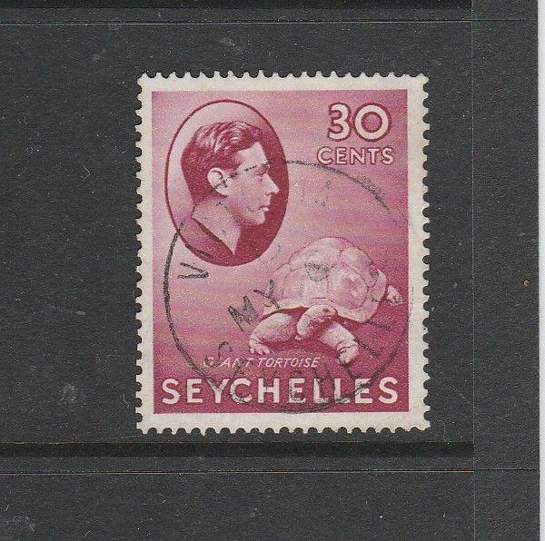 Seychelles 1938/49 30c carmine FU SG 142