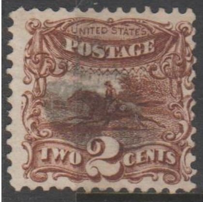 U.S. Scott #113 Pony Express Stamp - Used Single - IND