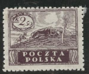 Poland Scott 131 MH* stamp