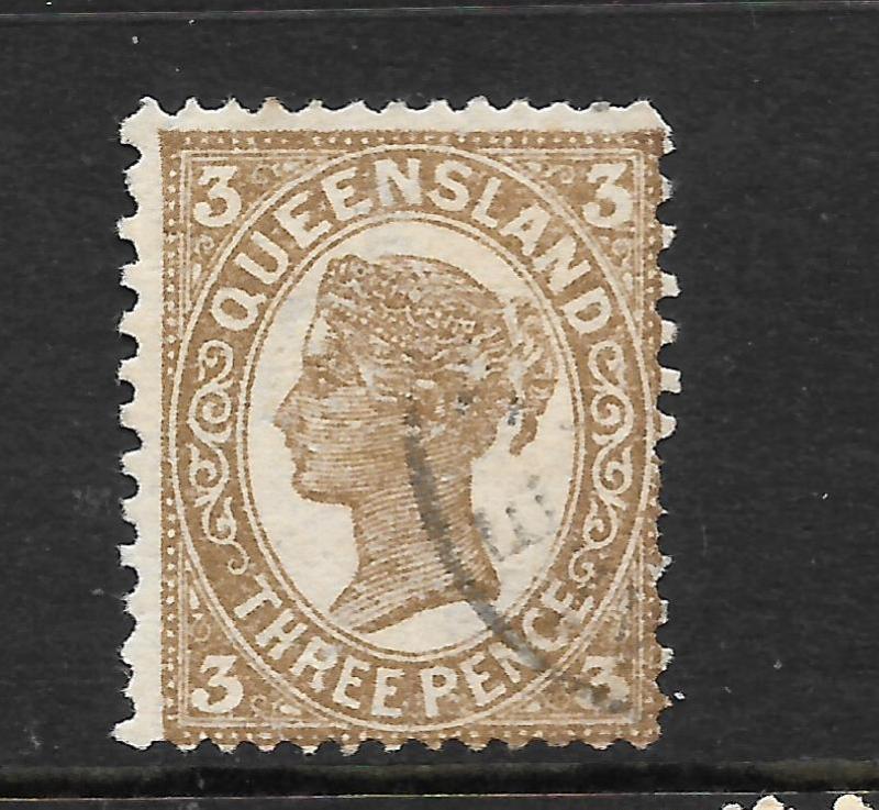 QUEENSLAND 1907-11   3d     QV   FU     SG 304