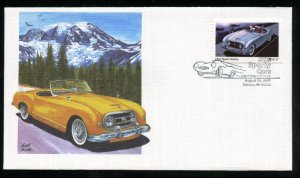 US 3934 Sporty Cars, Nash Healey UA Fleetwood cachet FDC